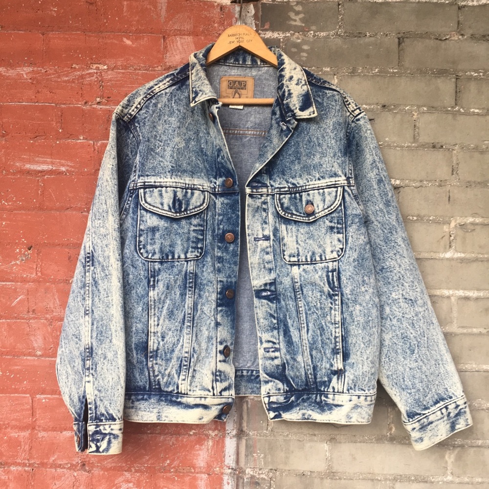 Vintage Acid Washed Jean Jacket